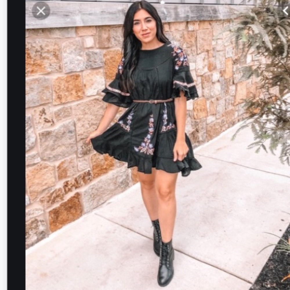 Free people black Pavlo Dress